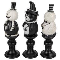 Northlight Seasonal Set of 3 Halloween Candlesticks