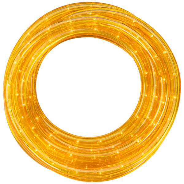 Northlight 18ft. Gold Incandescent Flexible Christmas Rope Lights