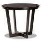 Baxton Studio Morigan Modern Dark Brown Wood 5pc. Dining Set - image 3