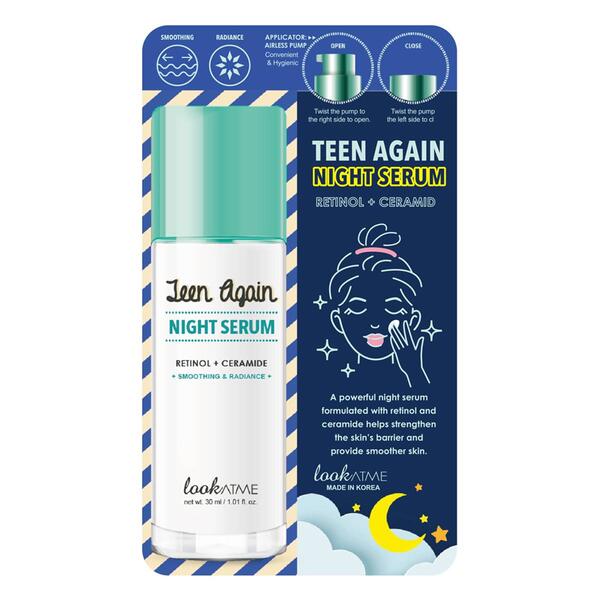Look At Me Teen Again Night Serum with Retinol & Ceramide - image 