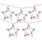 Northlight  5.25ft. Patriotic Stars Patio Light Set - image 2