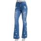 Juniors Gogo Jeans High Rise Bootcut Jeans w/ Embroidered Flowers - image 1