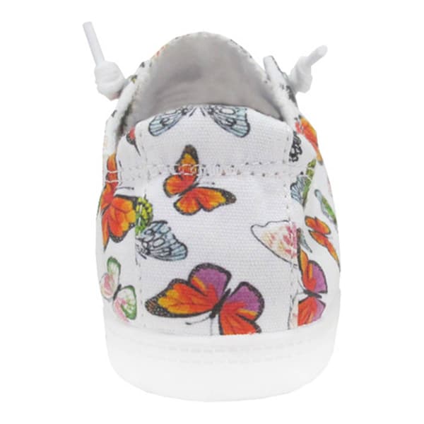 Womens Jellypop Dallas Fashion Sneakers - White/Butterfly