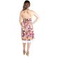 Womens 24/7 Comfort Apparel Knee Length Tie Back Halter Dress - image 2