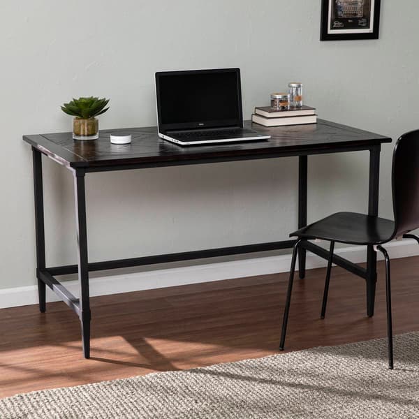 Southern Enterprises Lawrenny Reclaimed Wood Desk - image 