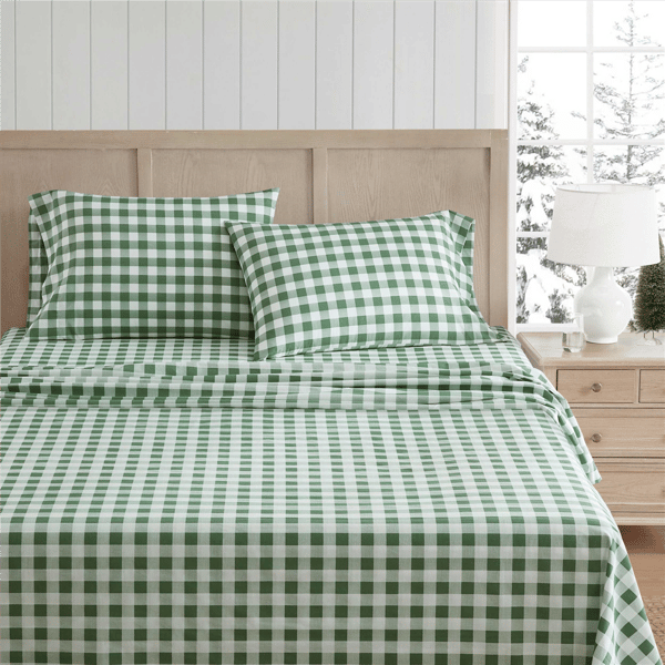 Martha Stewart Madison Gingham Sheet Set - image 