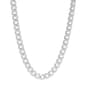 22in. Cuban Miami Sterling Silver Chain Necklace - image 1