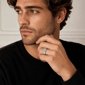Mens Lynx Sterling Silver 3/4ctw. Lab-Grown Diamond Ring - 9R75SI - image 5