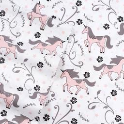 Sweet Home Collection Kids Fun & Colorful Unicorns Sheet Set