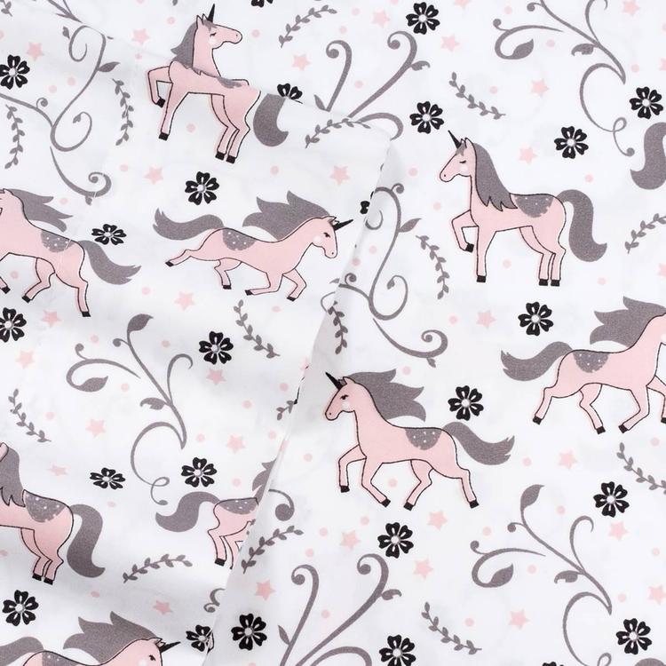 Sweet Home Collection Kids Fun & Colorful Unicorns Sheet Set