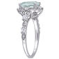 Gemstones Classics&#8482; 14kt. White Gold Aquamarine Vintage Ring - image 4