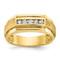 Mens Gentlemens Classics(tm) 14kt. Gold 1/4ct. Diamond Ring - image 1