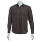 Mens Mountain Ridge Long Sleeve Flannel Shirt - Grey - image 1