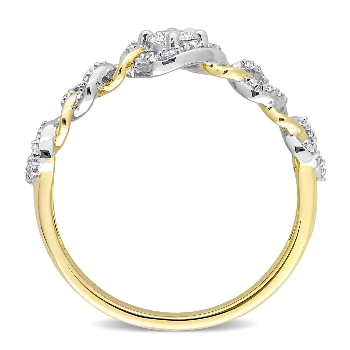 Diamond Classics™ 10kt. Gold 1/3ctw. Diamond Link Ring