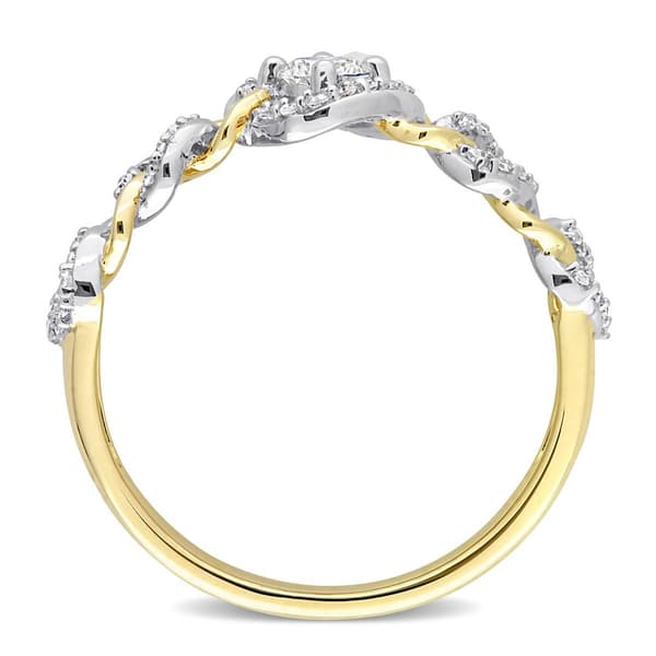 Diamond Classics™ 10kt. Gold 1/3ctw. Diamond Link Ring