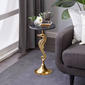 9th & Pike® Gold Aluminum Coastal Accent Table - image 7