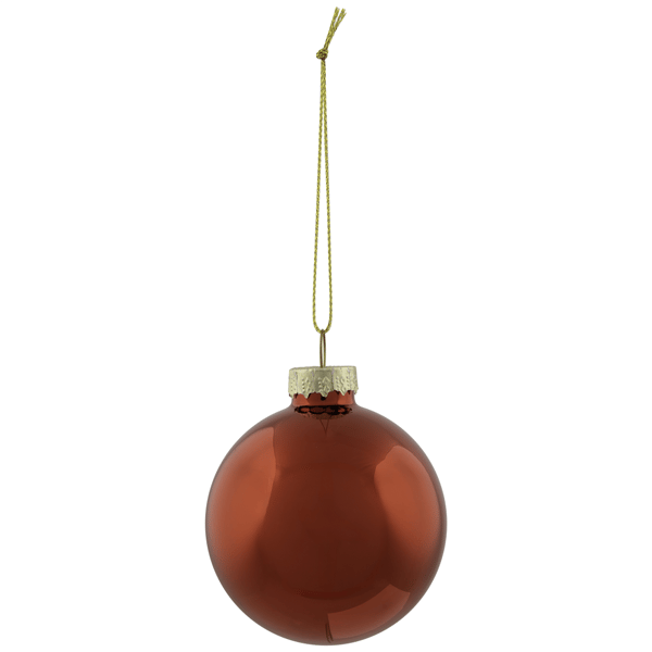 Northlight 9ct. Apple Red 2-Finish Glass Christmas Ornaments