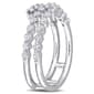 Platinum Plated 5/8ctw. Lab Grown Diamond Ring - image 2