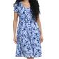 Plus Size Sami & Jo Short Sleeve Abstract A-Line Dress - image 3