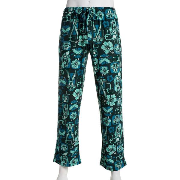 Mens Looney Tunes Tiki Floral Pajama Lounge Pants - image 