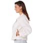 Womens Democracy Long Sleeve Button Up Puff Sleeve Jacket - image 3