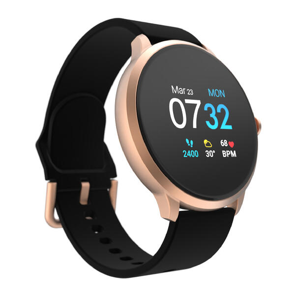 Unisex iTouch Round Rose Gold Smartwatch - 500015R-42-C02 - image 