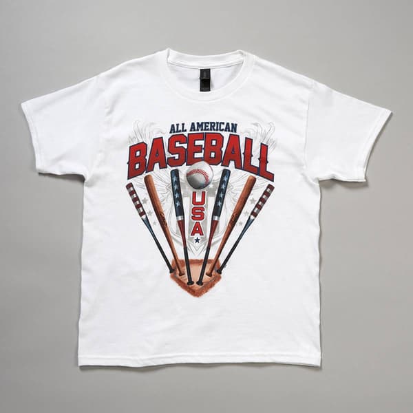 Boys &#40;8-20&#41; Freedom Bats Short Sleeve Tee - image 