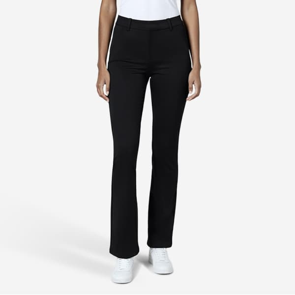 Juniors Zoe + Phoebe Bootcut Dress Pants with Slant Pockets