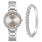 Womens Jessica Simpson Crystal Watch & Bracelet Set - JSB8021SL - image 1