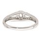 Pure Fire 10kt. White Gold Diamond Halo Engagement Ring - image 5