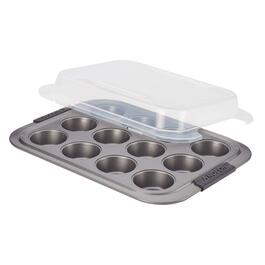 Anolon&#40;R&#41; Advanced Nonstick Bakeware Muffin Pan with Lid -12-Cup