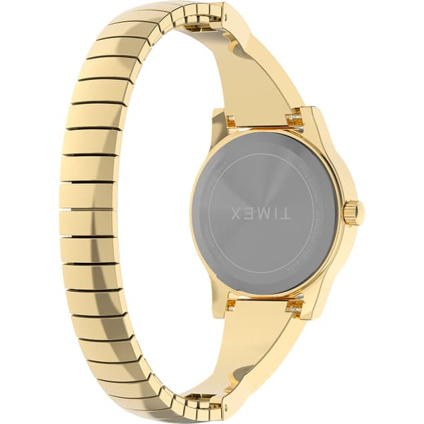 Womens Timex® Black Dial Crystal Accent Watch - TW2Y39200JT