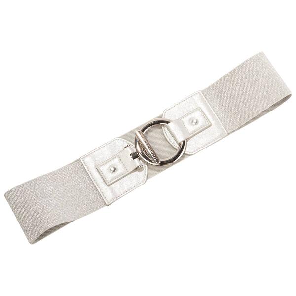 Womens Vince Camuto Ring and Toggle Metallic Stretch Belt - image 