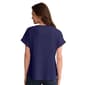 Petite Jones New York Short Cuff Sleeve Solid Side Button Blouse - image 2