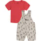 P/H 3/1/24 Baby Boy &#40;NB-9M&#41; Nautica Tree Print Shortalls Set - image 1