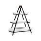 Home Essentials 3 Tier Folding Stand with 3 Oval Platters - image 1