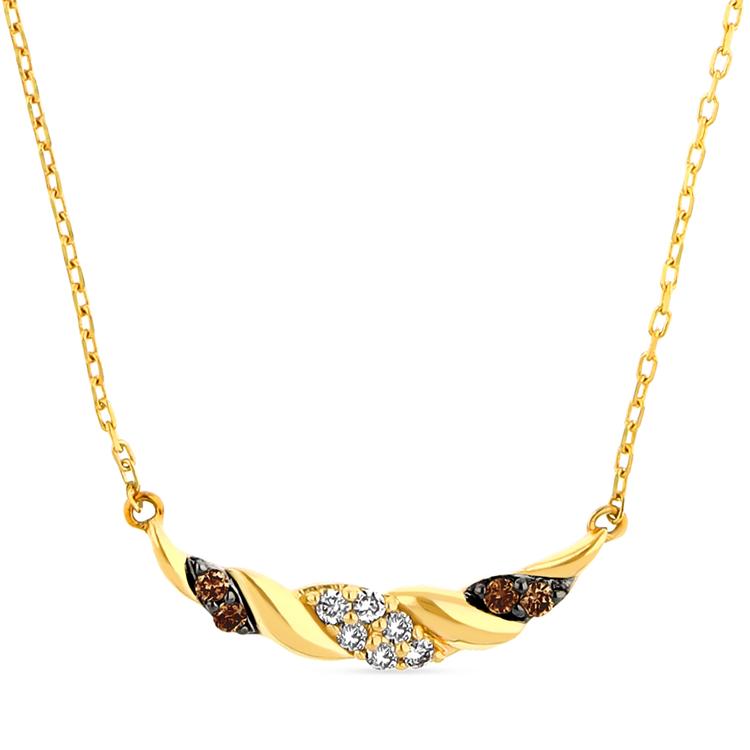 Le Vian(R) Chocolate Diamonds(R) & Nude Diamonds(tm) Twist Necklace