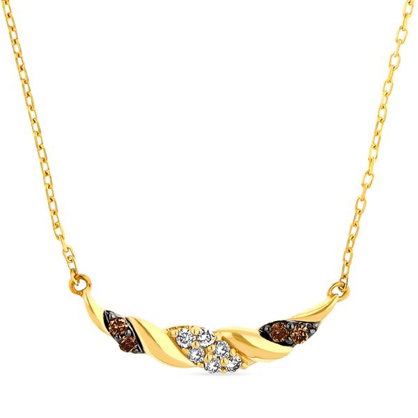 Le Vian(R) Chocolate Diamonds(R) & Nude Diamonds(tm) Twist Necklace - image 