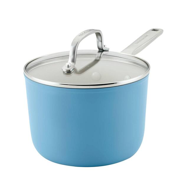 KitchenAid Hard Anodized Ceramic Nonstick 3qt. Saucepan with Lid - image 