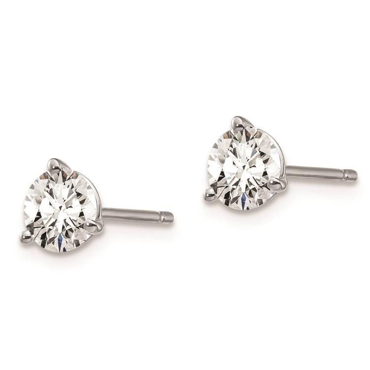 Pure Fire 14kt. White Gold 1ctw. Lab Grown Diamond Earrings