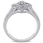 Diamond Classics&#8482; 10kt. White Gold 1/4ct. Diamond Cluster Ring - image 3