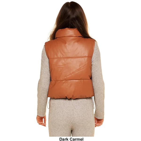 Juniors Love Tree Pleather Faux Leather Vest