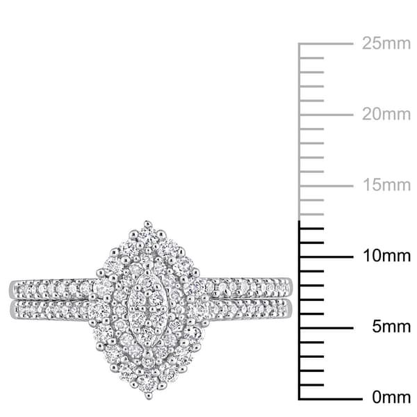 Diamond Classics™ 10kt. White Gold 1/2ctw. Diamond Bridal Set