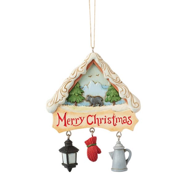 Jim Shore Christmas at the Lodge Christmas Ornament - image 