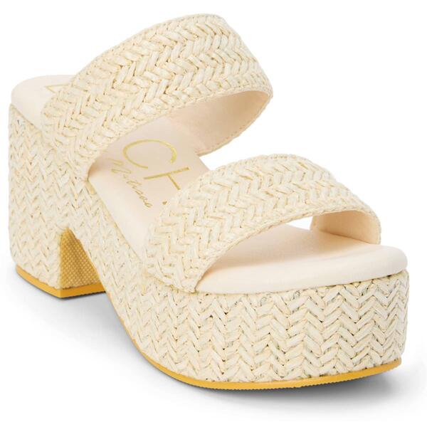 Womens Beach by Matisse Ocean Ave Platform Slide Sandals - image 