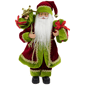 Northlight 12in. Red & Green Santa Claus Christmas Figure - image 1