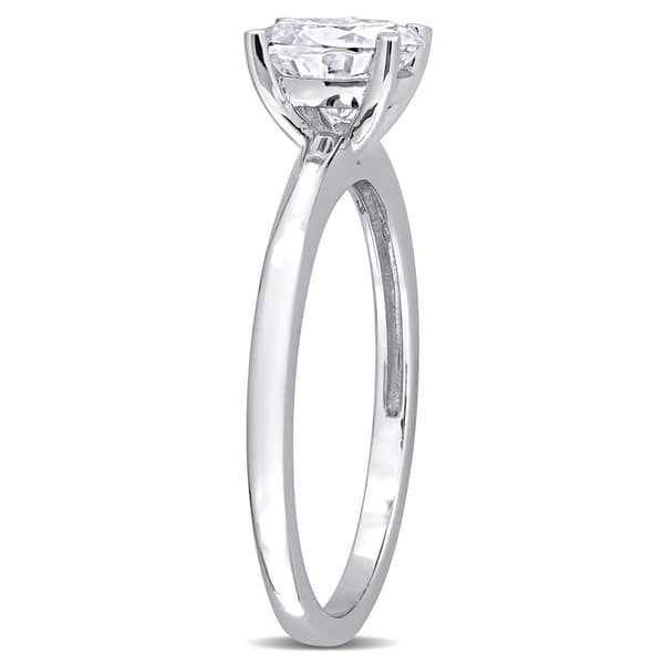 Gemstone Classics&#8482; 1kt. Oval Moissanite Engagement Ring