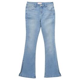 Girls &#40;7-12&#41; Squeeze 5-Pocket Flared Jeans w/Side Slits