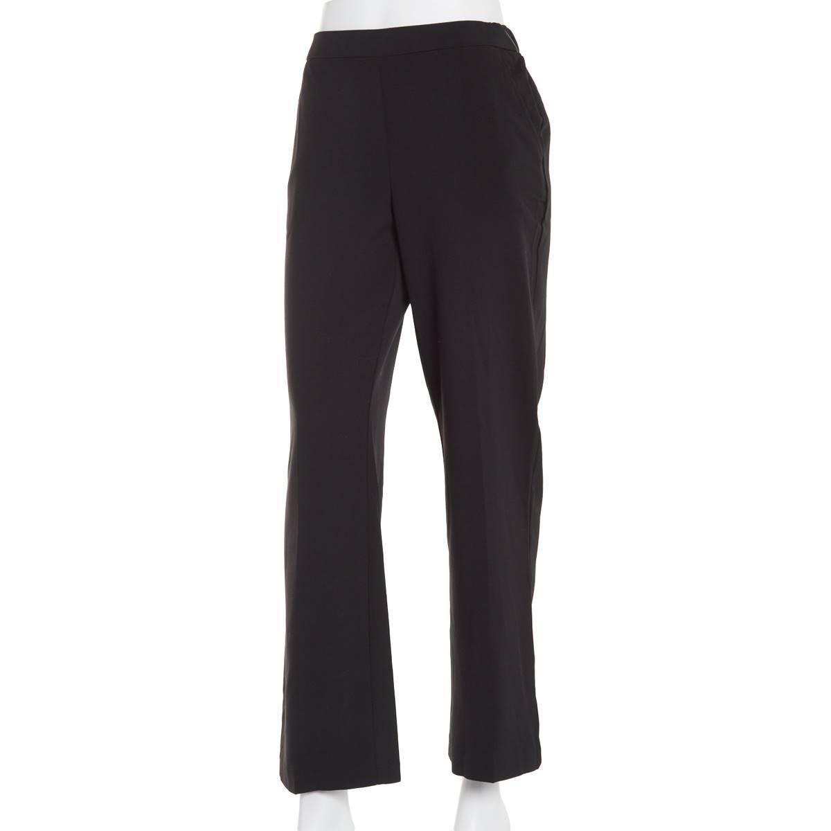 Petite Briggs Bistretch Flat Front Elastic Back...