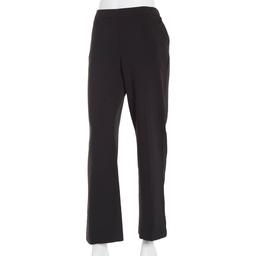 Petite Briggs Bistretch Flat Front Elastic Back Pant-Average
